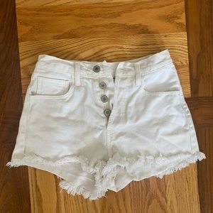 White pacsun shorts